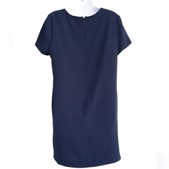 Cece Cynthia Steffe Blue Embroidered Lip Mini Dress women 8 vacation beach boho - Picture 5 of 12